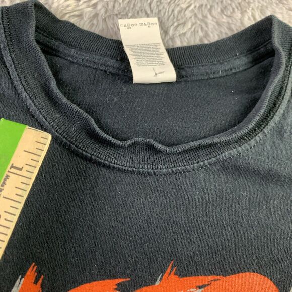 Oklahoma State Cowboys Shirt Mens Extra Large Black Orange Pistols Firing OSU - Picture 10 of 10